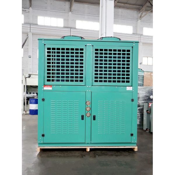 Refrigerator Compartment Uses a V-shaped Box-type Air-cooled Condenser with a Semi-hermetic Bitzer Compressor