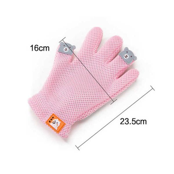 Инструмент холить собаки щетки Дешеддинг волос перчатки любимца силикона для извлекает волосы