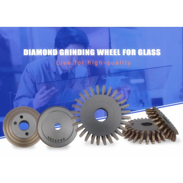 Custom Size Metal Bonded Diamond Grinding Wheels , Diamond Grinding Wheel For Glass