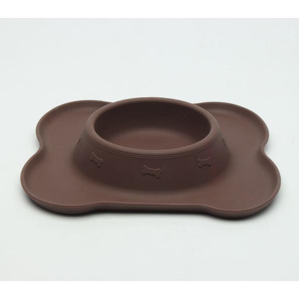 Flower Shape Professional Safe Dog Bowls Diameter 20cm 138g Weight