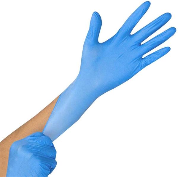 Examination Disposable Medical Gloves , Nitrile Disposable Gloves For Hospital