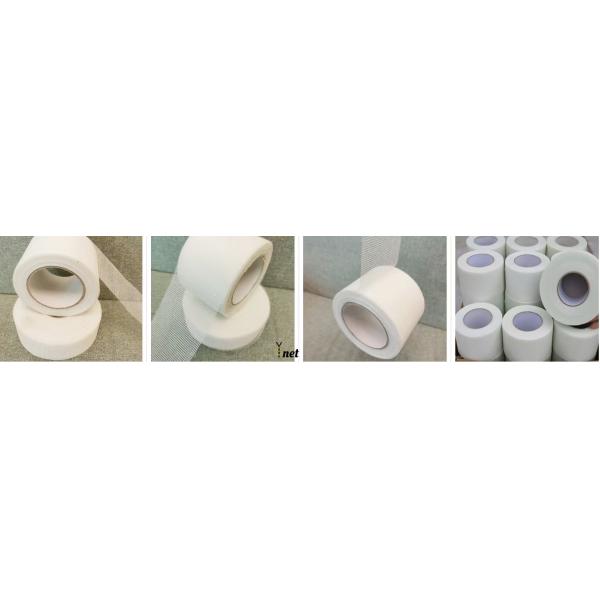 Alkali resistant aging resistant fiberglass mesh self adhesive tape dry wall repair