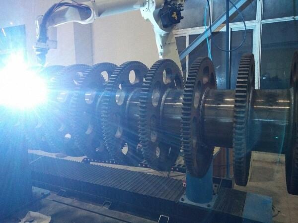 Automatic Crane Main Carriage Welding Robot Production Line Group Gap is ≤ 1mm