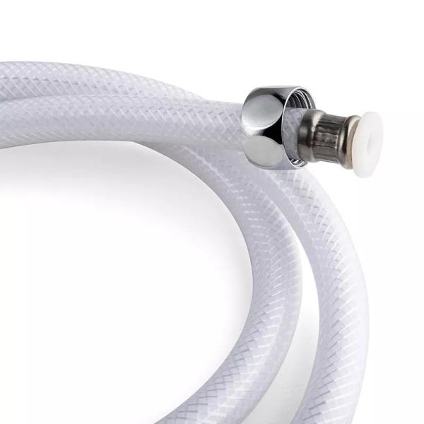 Le tuyau de douche en PVC blanc souple est de style moderne et pour les accessoires de salle de bain