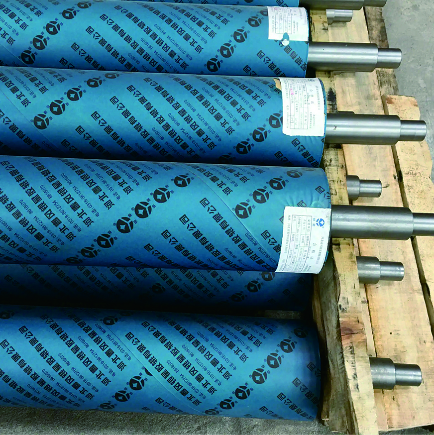 Wear Resistance Printing Rubber Rollers Anilox Rollers Customizable