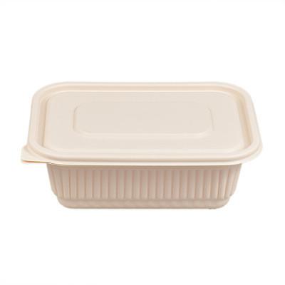 1000ML Corn Starch Packaging Food Takeaway Boxes For Lunch