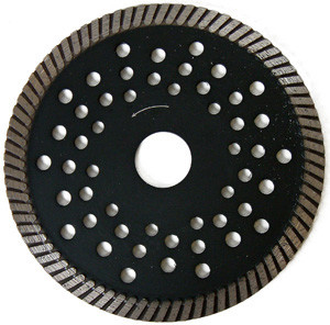 Turbo Segment Diamond Cutting Blade , Multipurpose Diamond Marble Cutting Blade