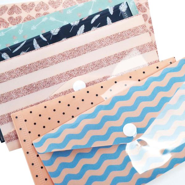 Envelopes impressos personalizados para soluções de armazenamento de dinheiro e bilhetes