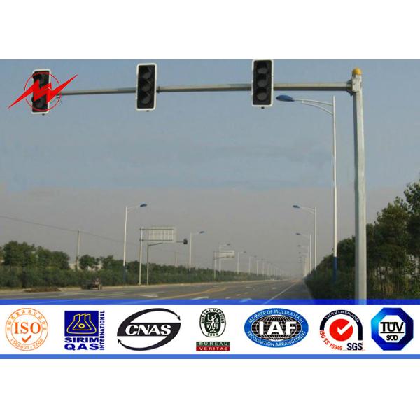 светофор Поляк скоростной дороги 3m, металл светлые Poles моста кронштейна