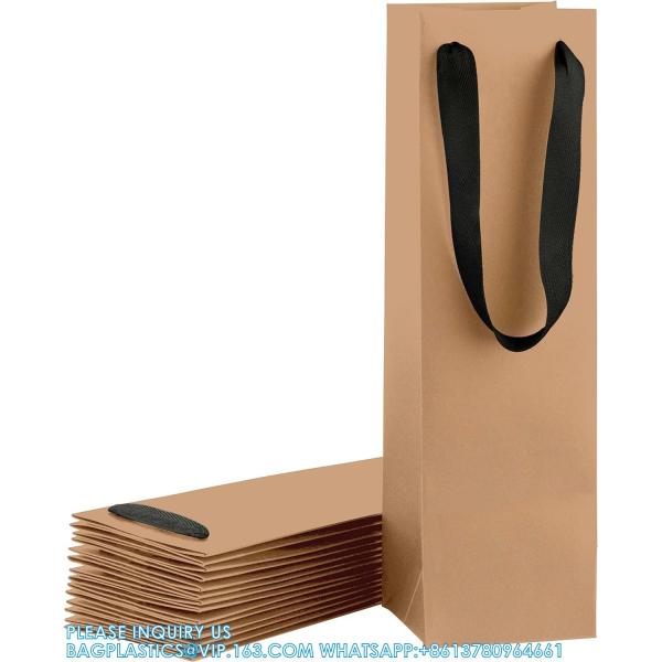 Wine Gift Bags - Wine Gift Bag With Scratch Paper Panel For Personalized Messages - Wine Bags For Wine Bottles Gifts