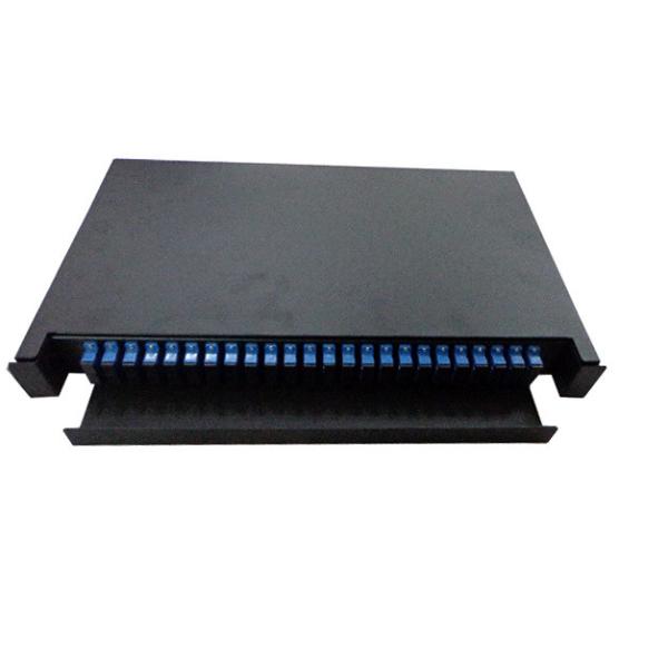 1u 48cores CATV Optical Fiber Patch Panel 24 Ports FTTH