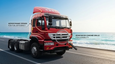 SINOTRUK Golden Prince Tractor Truck 6X4 Euro2 336HP 25Tons ZZ4251N3241W