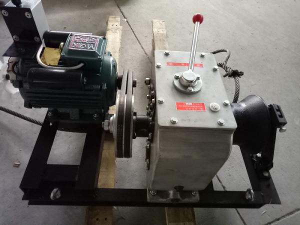 Steel Electric Cable Winch Puller / Portable Electric Winch For Cable Pulling