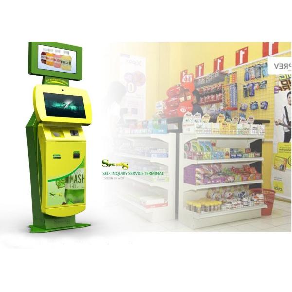 15 Led Monitor Self Service Photo Kiosk For Information Access