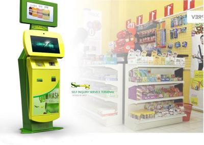 O auto sem fio da impressora do cartão e do distribuidor do cartão presta serviços de manutenção ao quiosque para Ticketing/impressão do cartão
