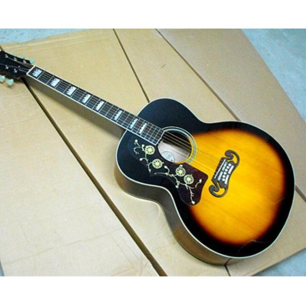 2018 New left handed Chibson G200 acoustic guitar lefty GB GB200 electric acoustic guitar lefty vintage looking