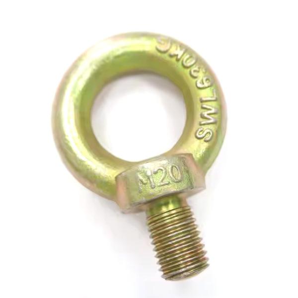 High Strength Yellow Zinc Plated Drop Forged JIS 1168 Eye Screw Bolt for Construction