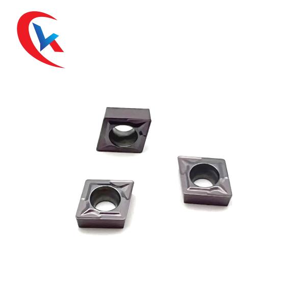 CCMT060204 Carbide Milling Inserts Stainless Steel Finishing Pvd Coated