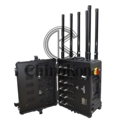 6 faixas 300W que obstruem o jammer portátil do sinal 5G do poder superior de até 300m