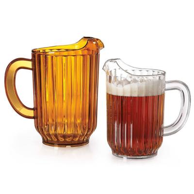 60oz SAN Plastic Beverage Pitcher Restaurant Water Pitcher For Parties Home