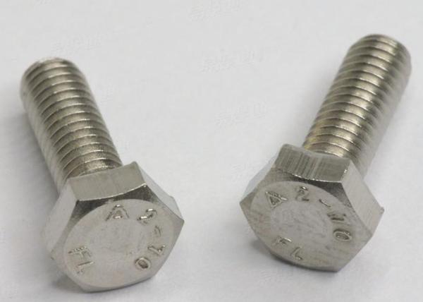 Stainless Steel SS316L M10 9/16 Inch Hexagon Bolt Polished Finish Corrosion-Resistant for Chemical Industry