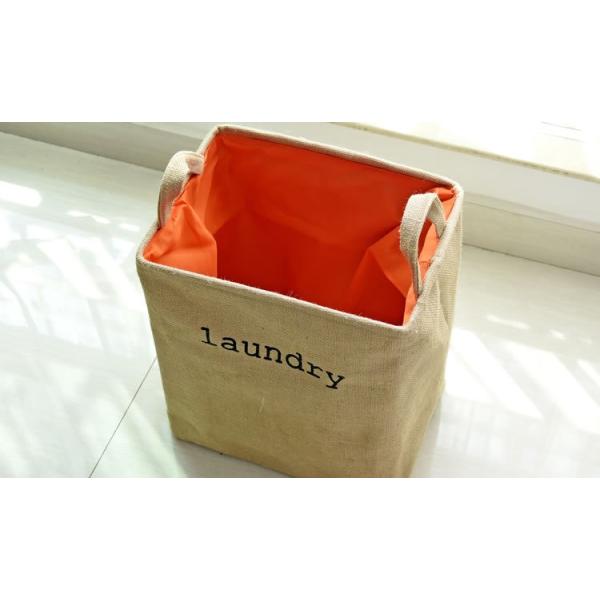 Корзина одежд корзины прачечной водоустойчивого джута складная грязная для упаковки