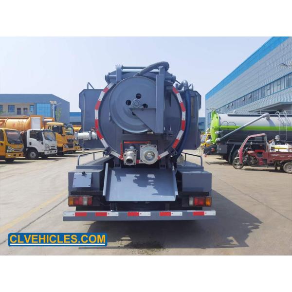 ISUZU 5000L Suction Sewage Truck High Pressure Jetting Clean Truck