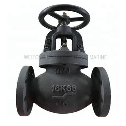 Metal Cast Iron 16K Marine Globe Valve JIS F7309 High Durability