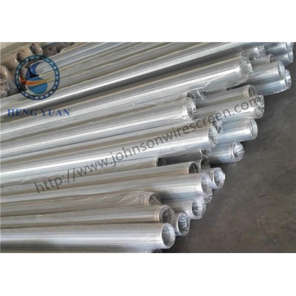 Pantallas de alambre de la cuña de Johnson del filtro del tubo del acero inoxidable