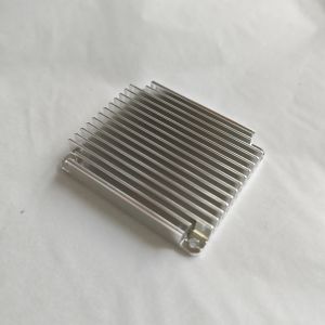 Industrial Cooling Black Anodized Aluminum Heat Sink with Dense Straight Fins