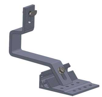 Крыша панели солнечных батарей алюминиевого сплава Finihsed стана устанавливает 6005 - T5