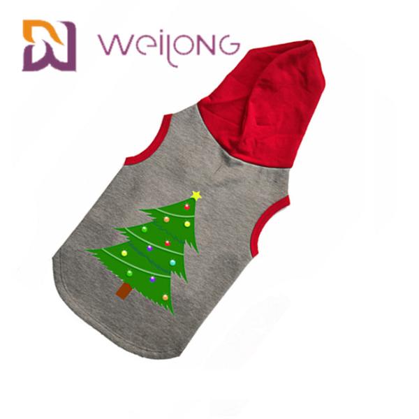 Customized Autumn And Winter Christmas Pet Hoodie Cat And Dog Clothes