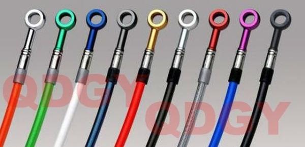 Motorcycle Racing Colored /PTFE Steel Braided Brake Line Hose Kits