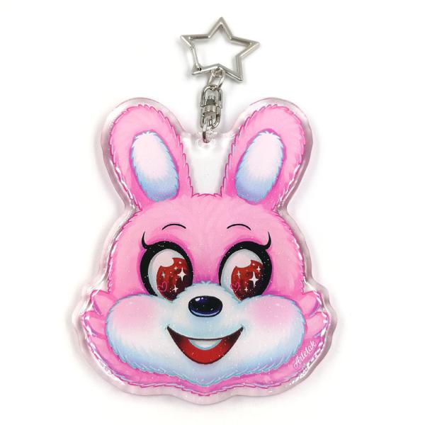 Flash Epoxy Anime Acrylic Charms 4 Color Printed 8cm Customized Size