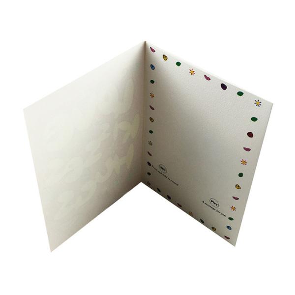 Creative Paper Craft Musical Greeting Cards Voice Recording Blessing Holiday Gift