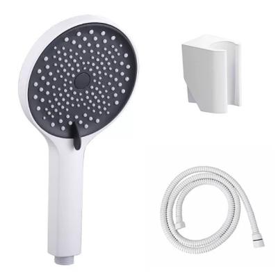 Custom Design Hand Held Shower Head With Shower Holder And Hose In Polished Plastic