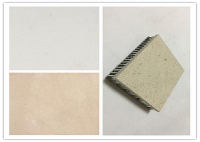 Fire Resistant Limestone Thin Stone Panels , Lightweight Cladding Panels For Ceilings