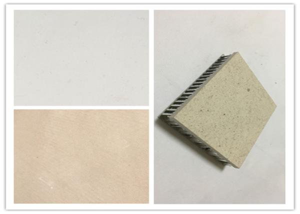 Fire Resistant Limestone Thin Stone Panels , Lightweight Cladding Panels For Ceilings