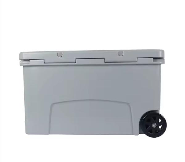 Cajas de refrigeradores de plástico moldeado rotativo de grado alimenticio Caja de refrigeradores para automóviles