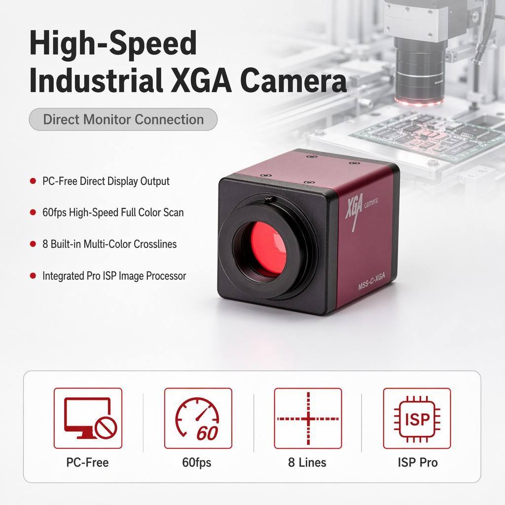 OEM Factory 60fps Microscope Camera RGB 8:8:8 Full Color for Electronics