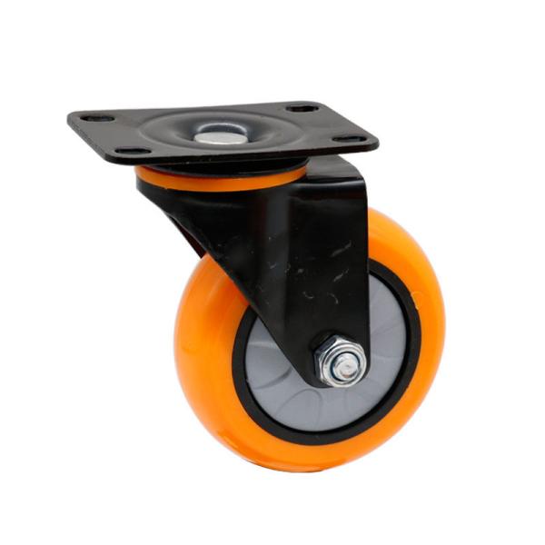 50mm 75mm Heavy Duty PVC Swivel Caster Wheel for Trolley Industrial Applications