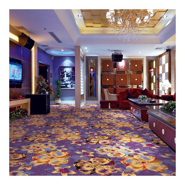 Luxury Hospitality Carpet Customized Jacquard Pattern Wilton Woven For Banquet Hall