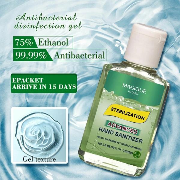 75% Alcohol Hand Sanitizer Gel 100ml Pocket 99.99% Antibacterial Waterless Aloe