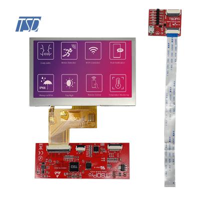 UART 4,3 relação capacitiva da tela HMI do protocolo 480x272 Lcd com CTP