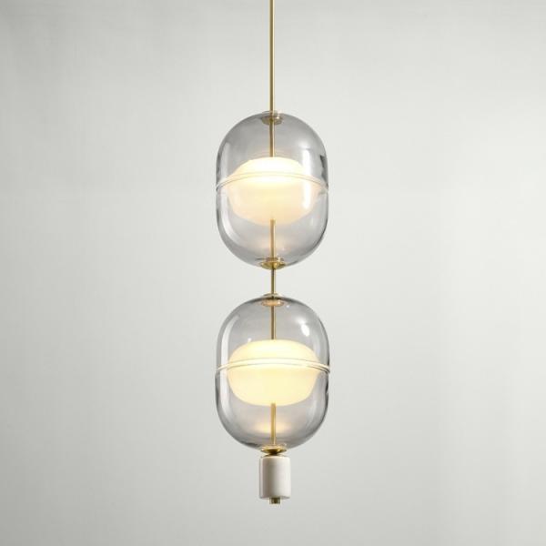 Post-modern Light Living Room Glass Pendant Light Creative Chandeliers for Home
