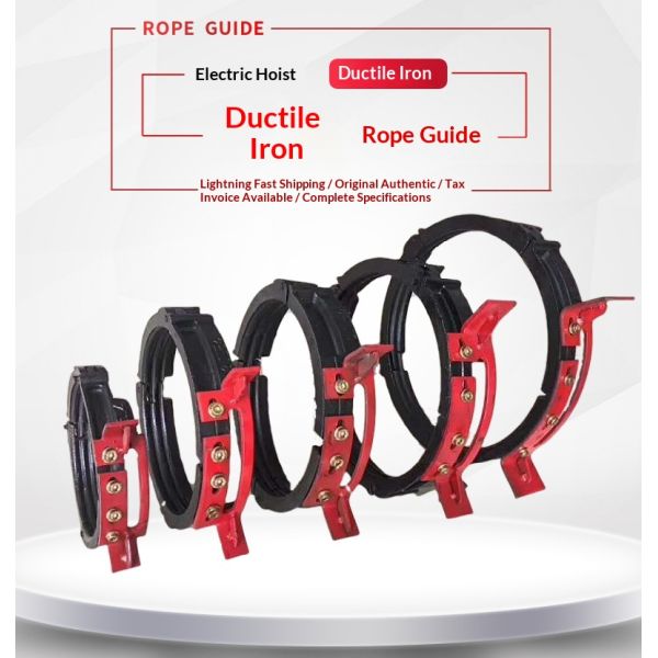 5T Capacity Rope Guide for Electric Hoist with 1 Year Warranty - Winch Rope Guide Device