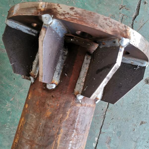 15m Octagonal Stainless Steel Street Light Pole Q235b Double Arm