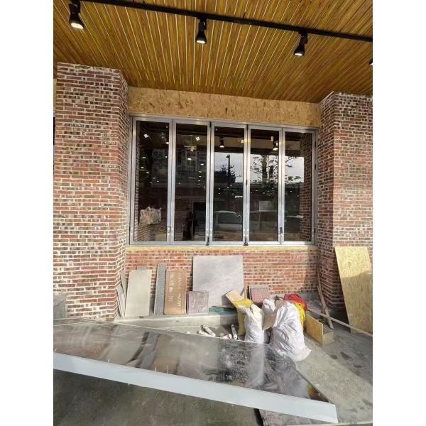 Superhouse Aluminium Glass Corner Residential Window Design / L Shaped Window / Corner Butt Joint Glass