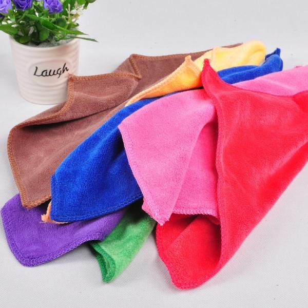 Logo Accepté Laine de corail épaississante serviette sèche rapide pour le nettoyage de la voiture et du bain TOUS les âges