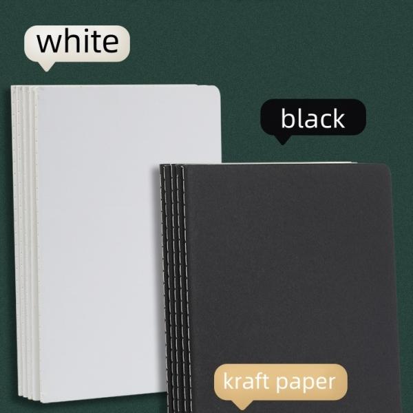 100 Pages/ 50 Sheets Soft Kraft Cover Notebook Perfect for Students and Professionals